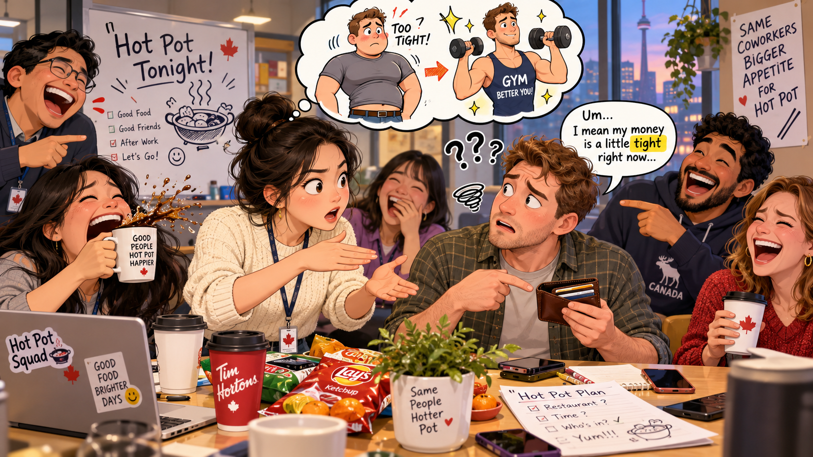 美剧说英语:tight - 加拿大同事说自己很“tight”,我差点把健身房推荐给他……