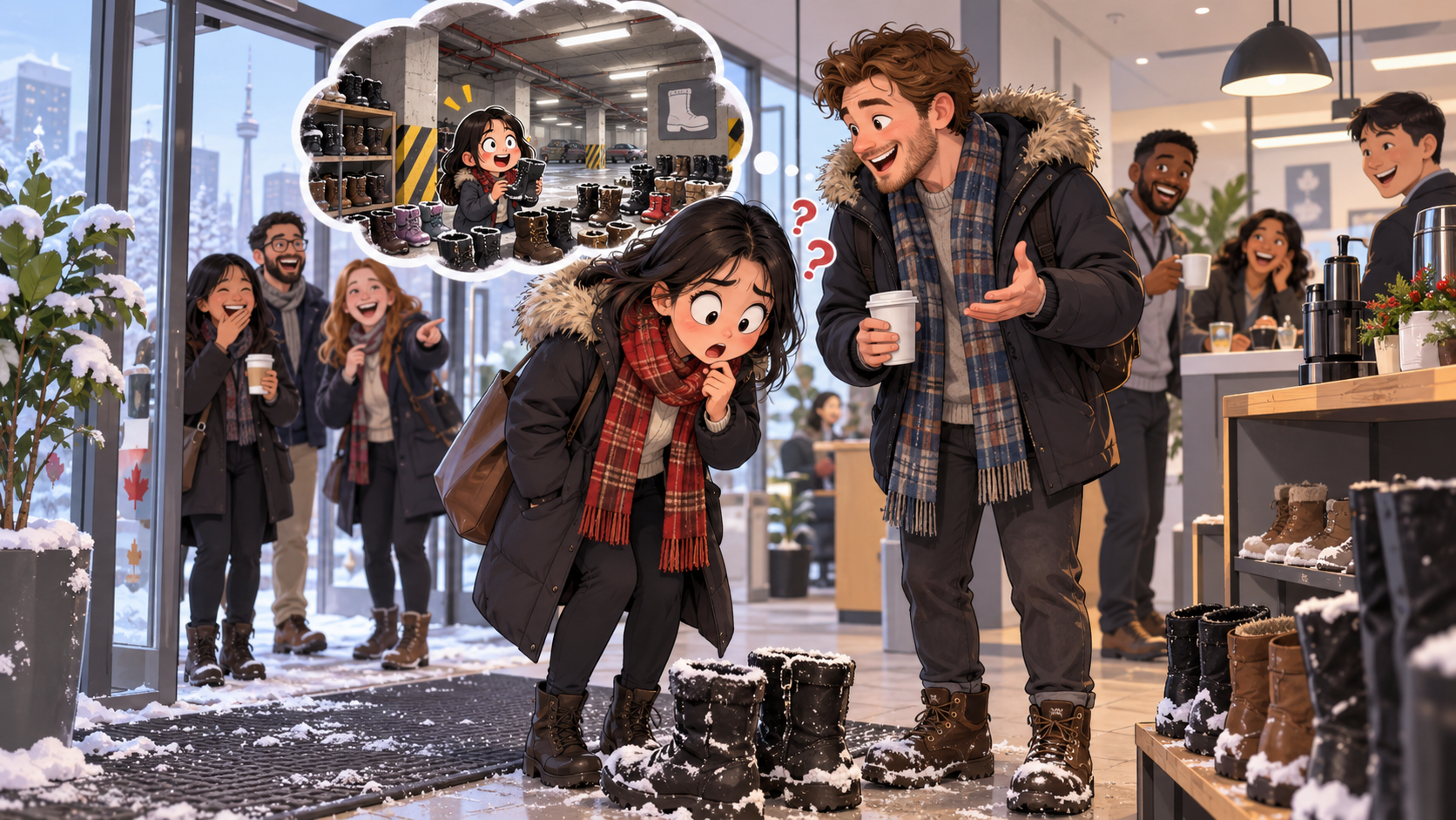 美剧学英语:to boot - 加拿大同事说“to boot”,我低头看了看他的雪地靴……