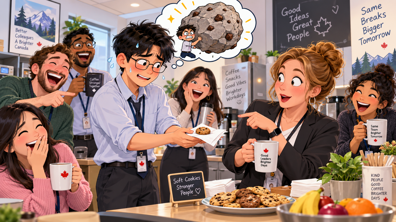 美剧学英语：tough cookie - 加拿大办公室同事说她是“tough cookie”，我默默把最软的饼干递给了她……