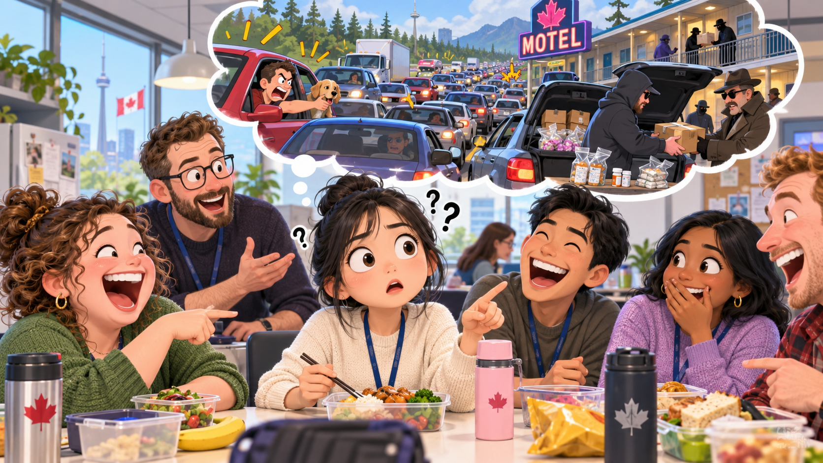 美剧学英语：traffic - 加拿大办公室午休，同事说“drug traffic”，我还认真问：哪条路堵了？