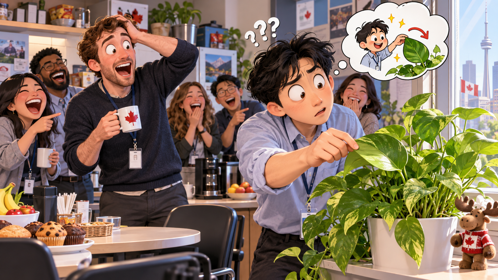 美剧学英语:turn over a new leaf - 加拿大办公室同事说要“turn over a new leaf”,我居然跑去翻盆栽叶子……