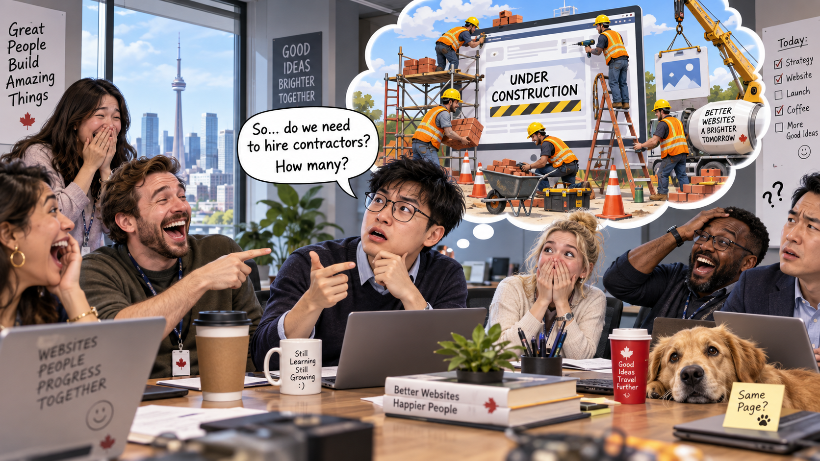 美剧学英语:under construction - 加拿大同事说网站“under construction”,我竟然问施工队什么时候来……