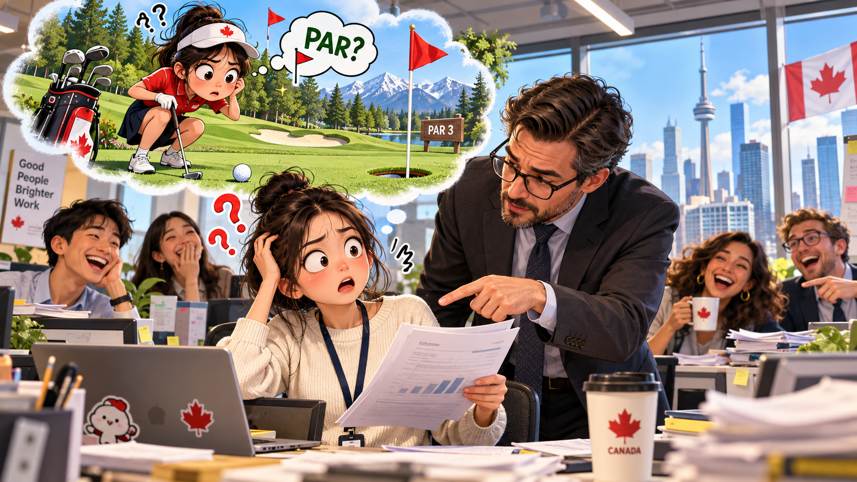 美剧说英语：up to par - 加拿大办公室主管说“not quite up to par”，我脑子里立刻出现了高尔夫球场……