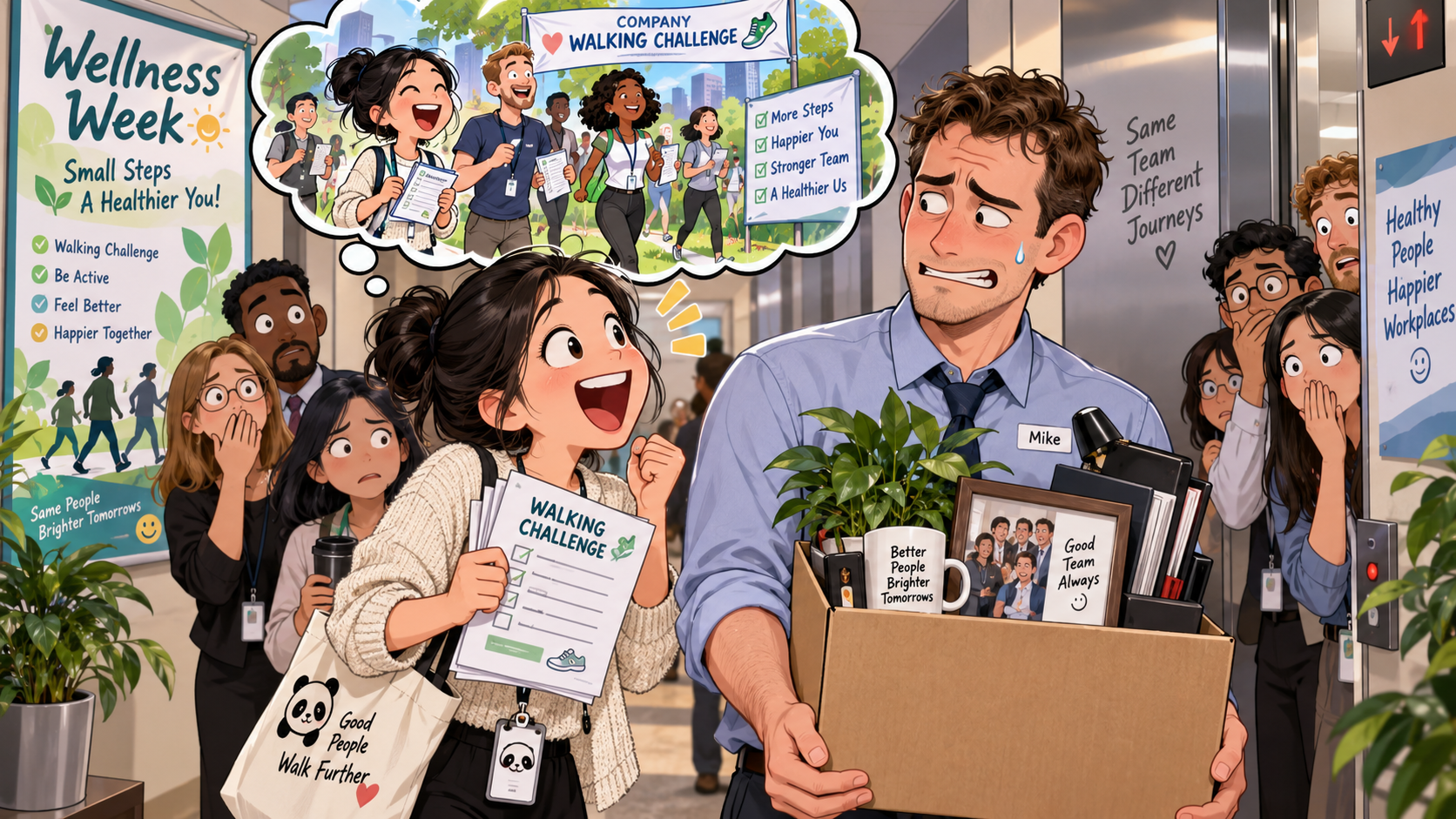美剧学英语：walking papers - 加拿大办公室发“walking papers”，我还以为是公司健走活动报名表……