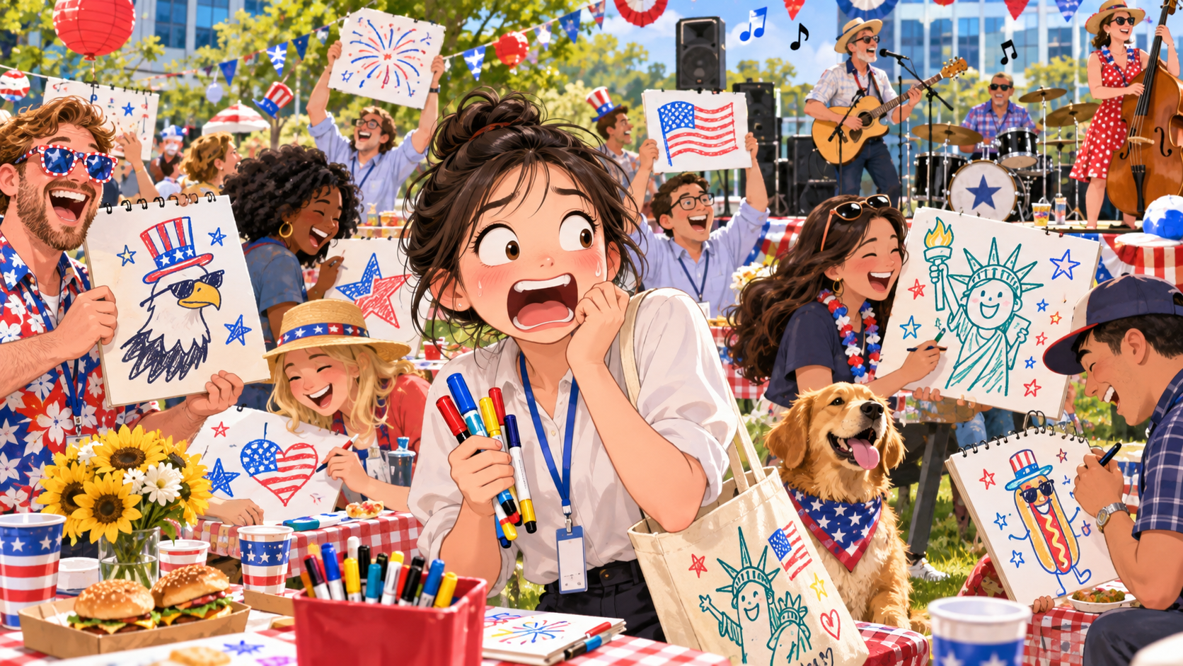 美剧学英语：Yankee doodle - 加拿大办公室午休：同事说楼下有“Yankee Doodle”，我拿着马克笔就下去了……