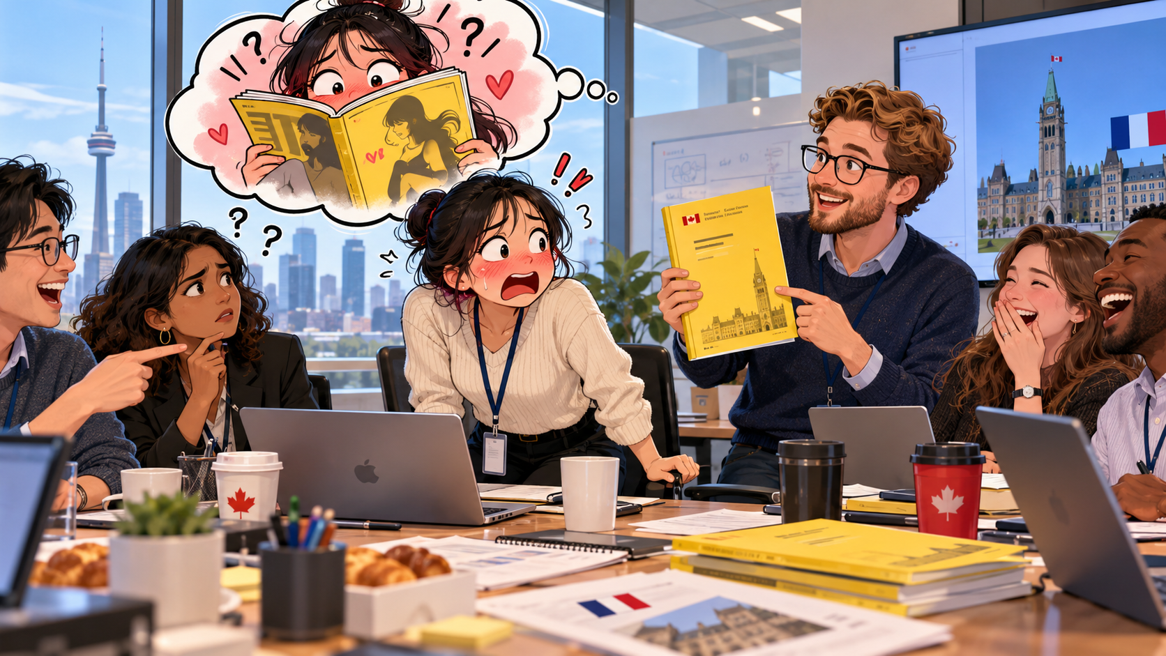 美剧说英语:yellow book - 加拿大同事说要看“yellow book”,我瞬间不敢接话了……