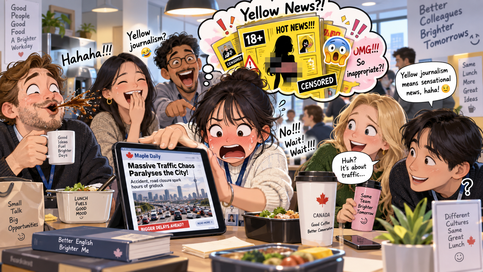 美剧学英语:yellow journalism - 加拿大同事说这是“yellow journalism”,我赶紧把新闻页面关了……